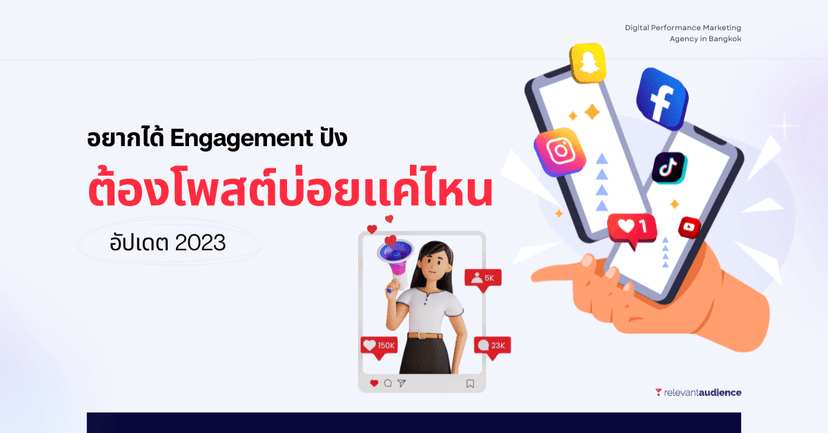 ปี 2023 ต้องโพสต์โซเชียลมีเดียบ่อยแค่ไหน? ถึงจะได้ Engage ปังๆ