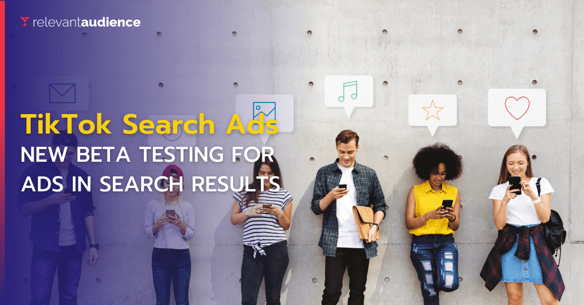 TikTok search ads: new beta testing for ads in search results