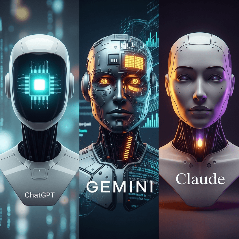 ChatGPT vs Gemini vs Claude: Best AI for 2025